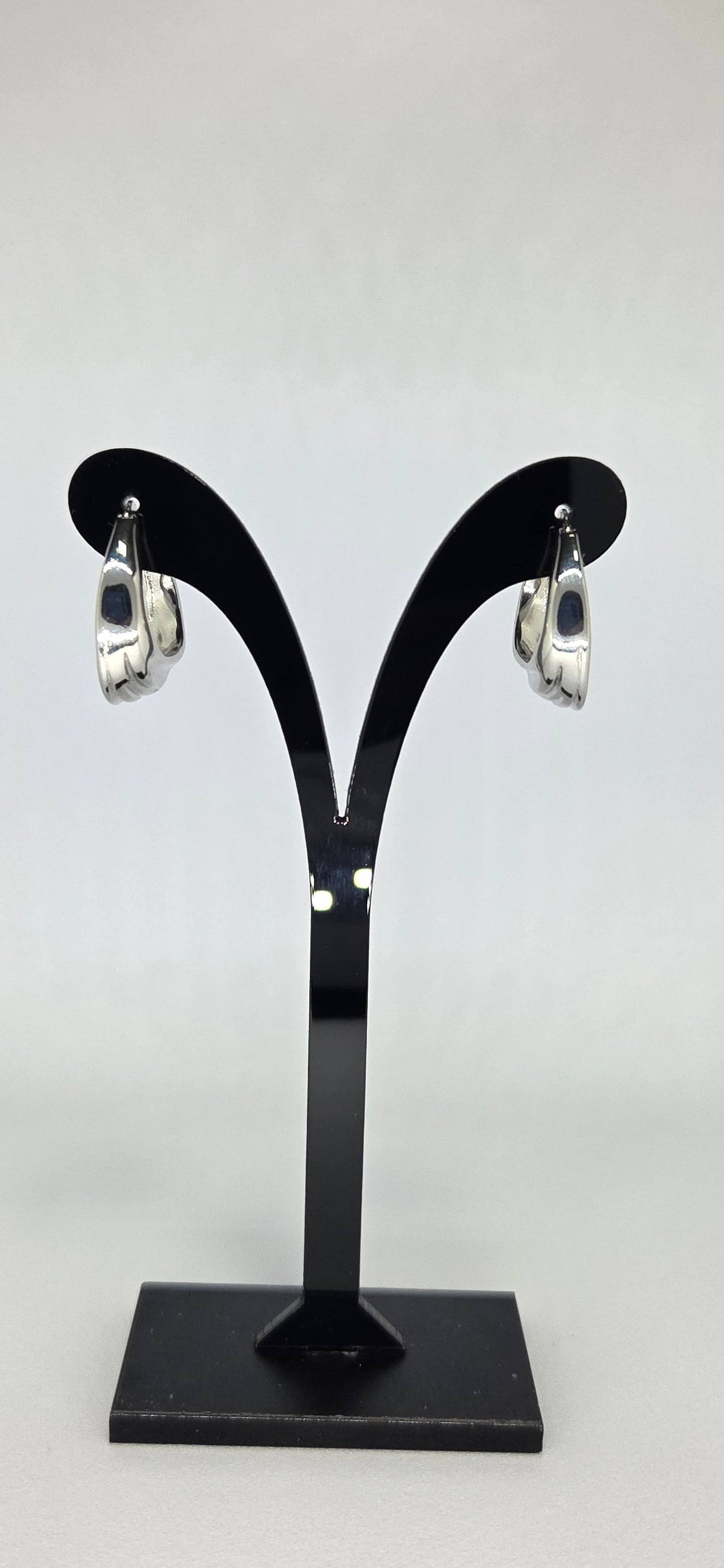 Aros Gotas de Luna - Plata 925.