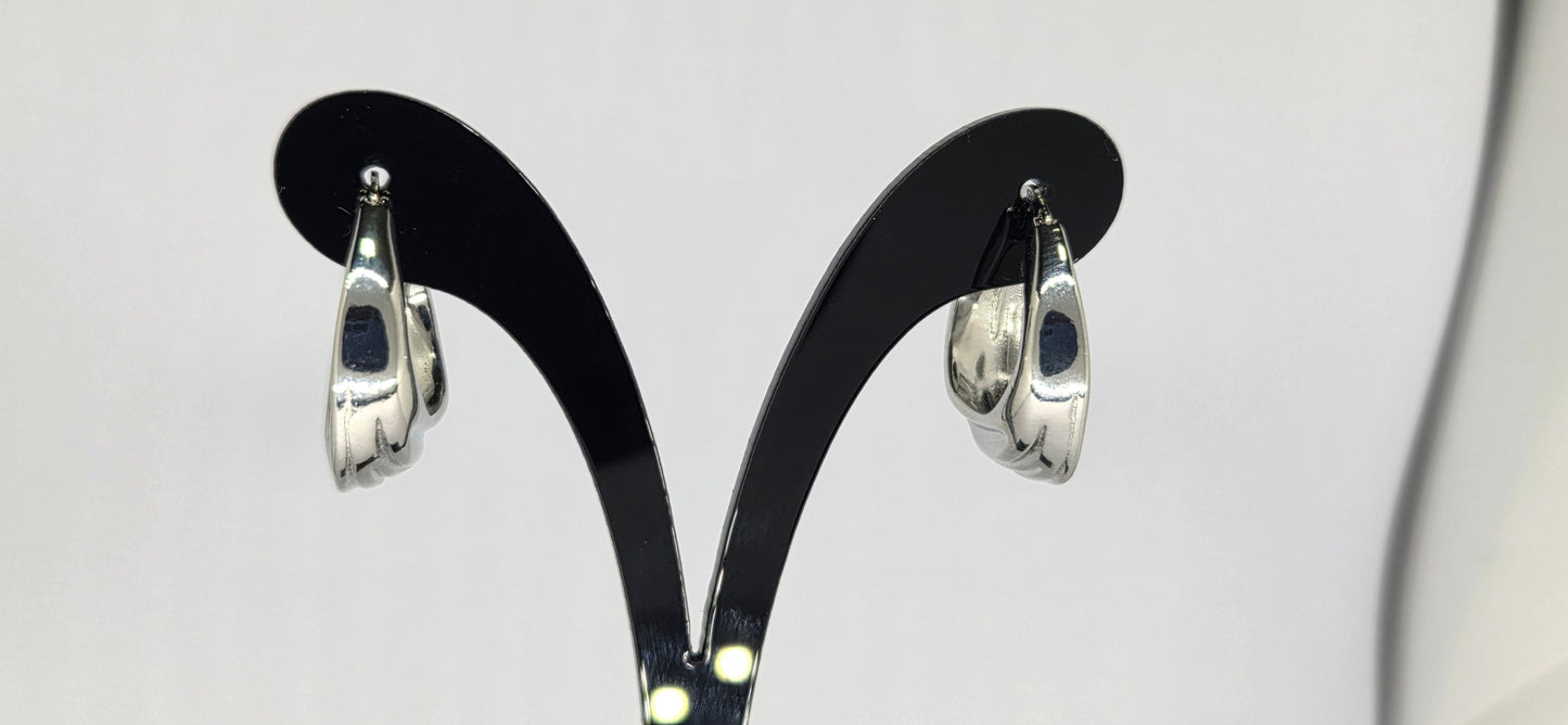 Aros Gotas de Luna - Plata 925.