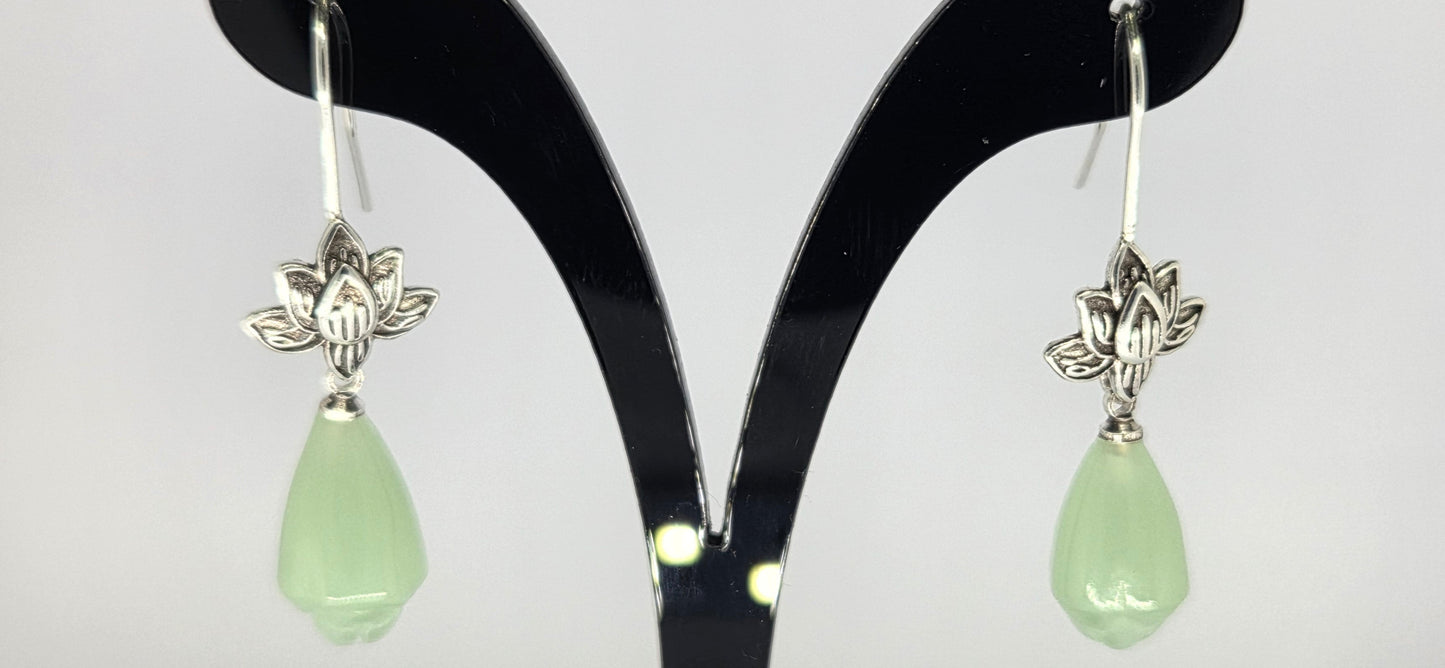 Aros Flor de Loto - Plata 925