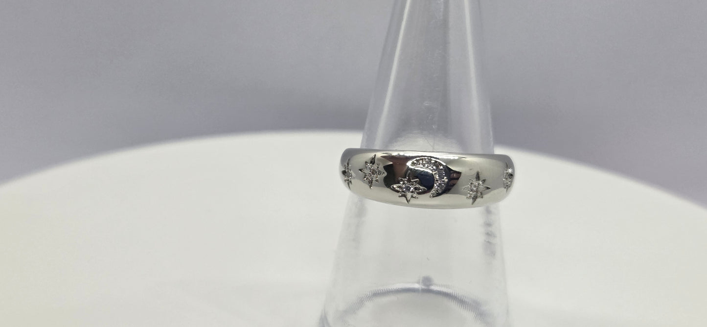 Anillo Polvo de Estrellas - Plata 925