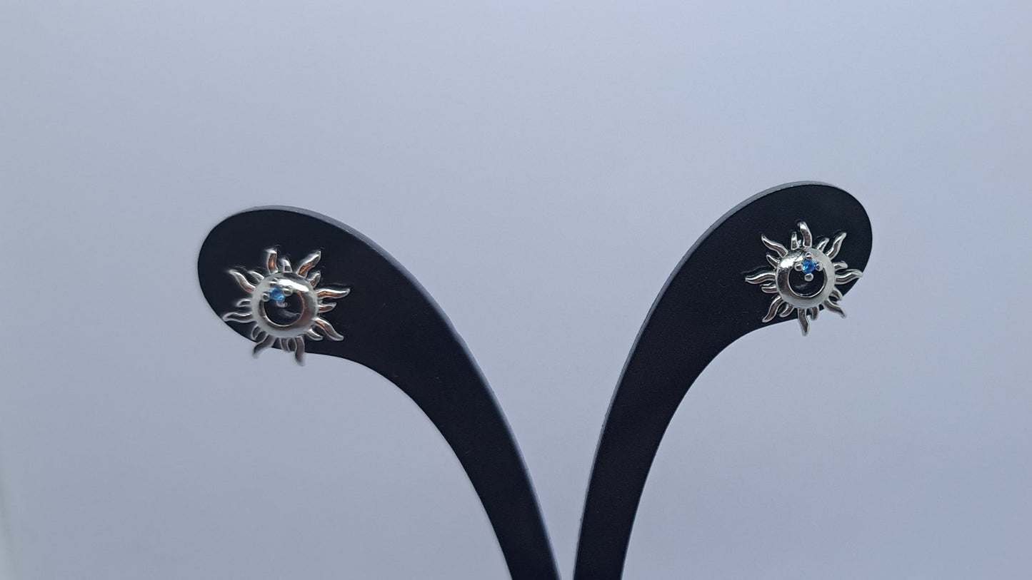 Aros Amanecer Plateado - Plata 925.