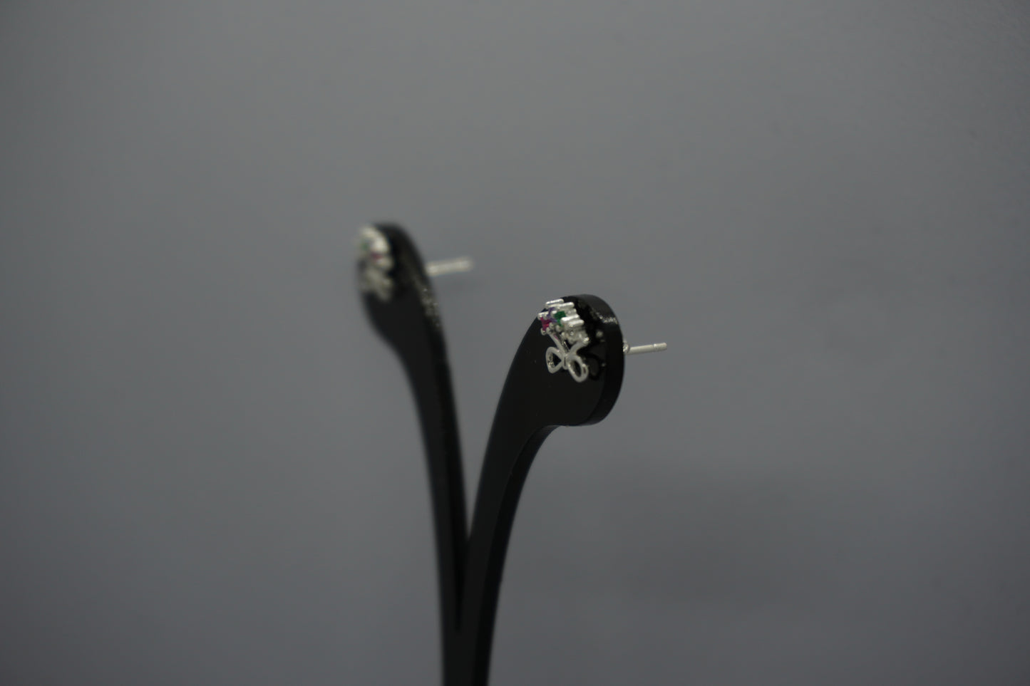 Aros Lazo de Seda - Plata 925.