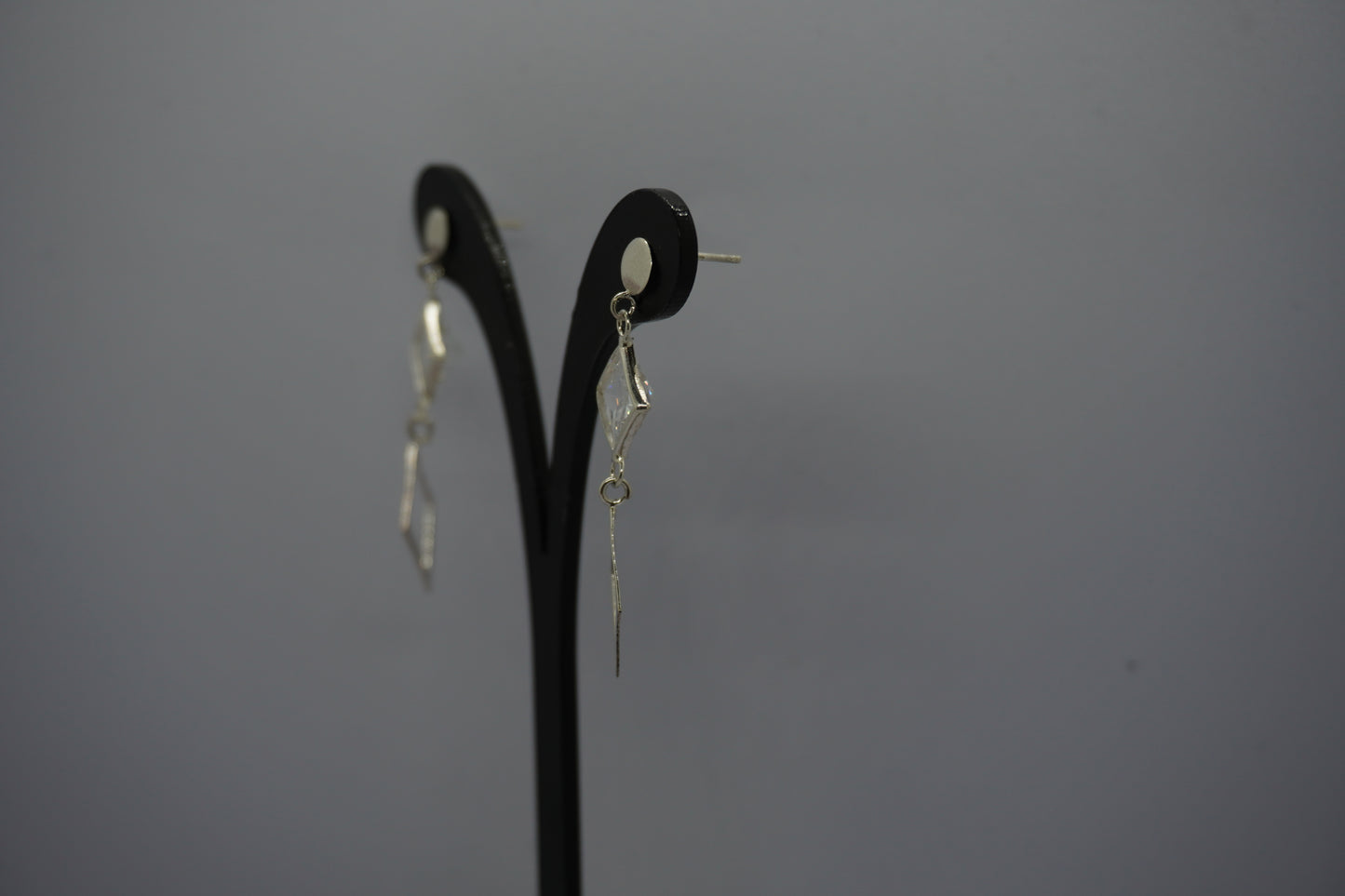 Aros Péndulo Brillante - Plata 925.