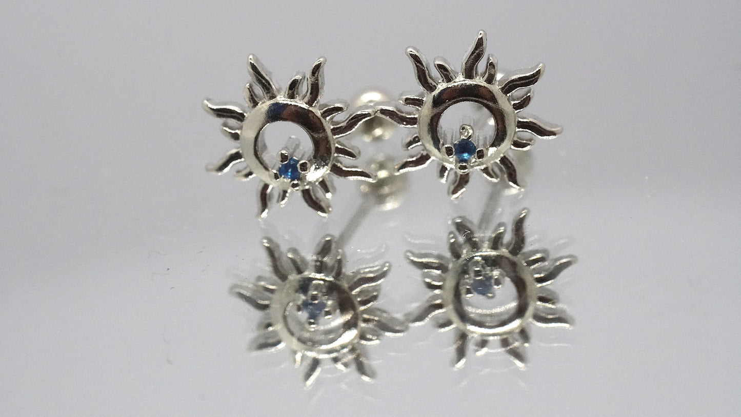 Aros Amanecer Plateado - Plata 925.