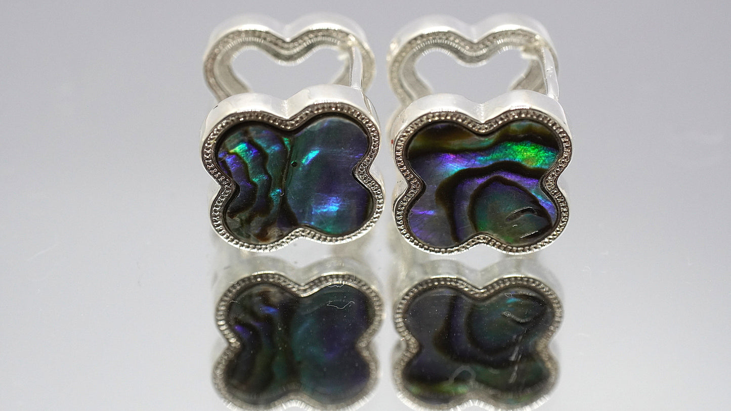 Aros Trebol - Plata 925