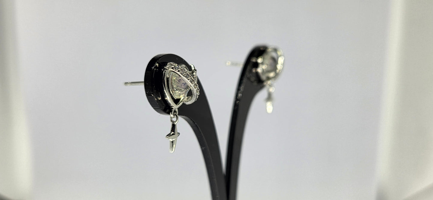 Aros Corazón Radiante - Plata 925