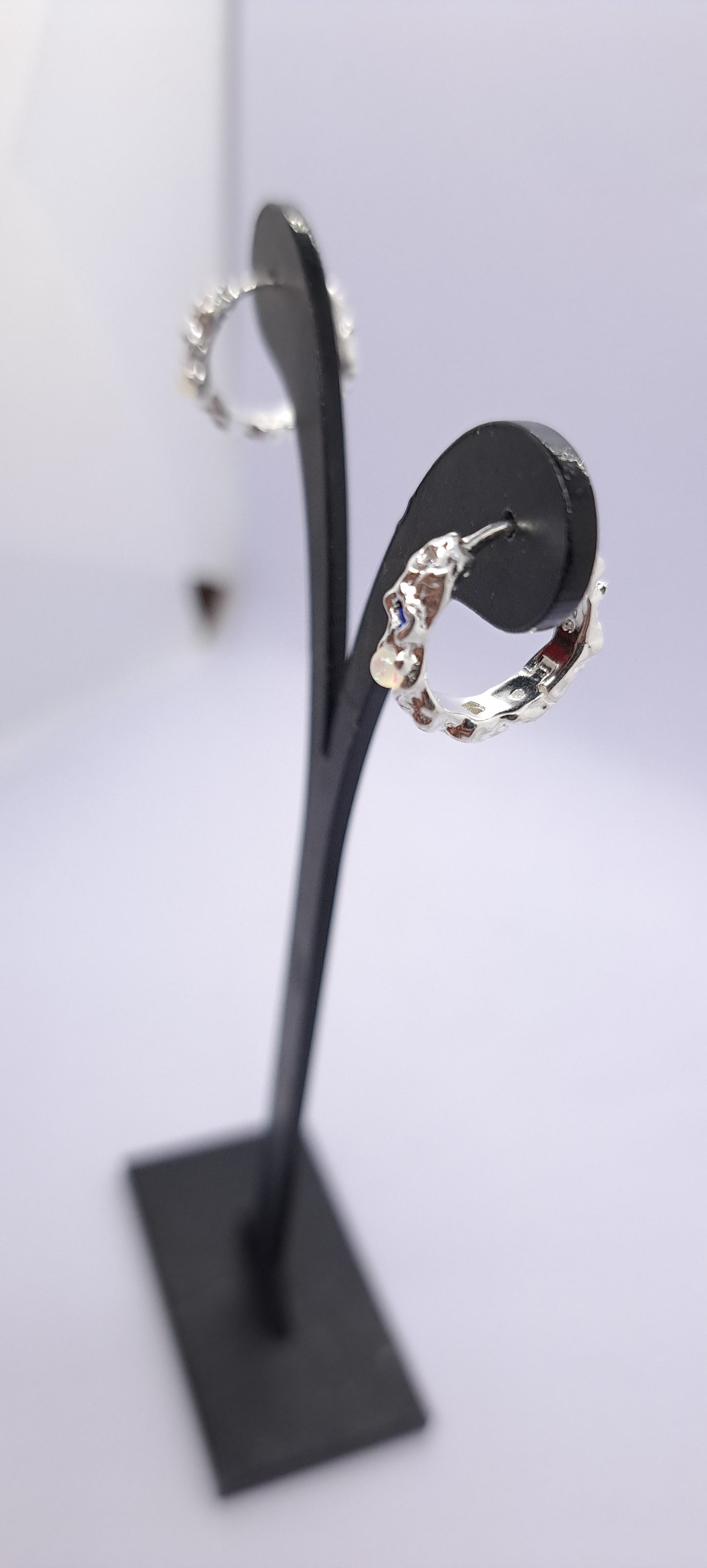 Aros Susurros de Gemas - Plata 925.