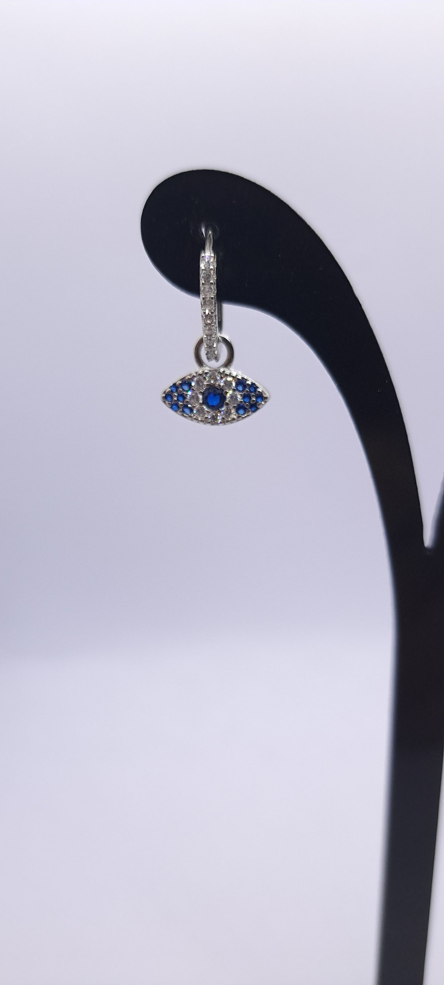 Aros Ojos de la Noche - Plata 925.