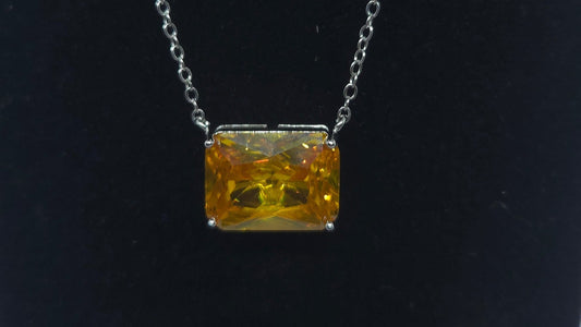 Collar  de Piedra Ámbar - Plata 925.