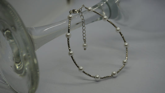 Pulsera de Perlas - Plata 925.