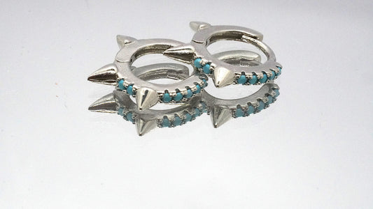 Aros Esencia Turquesa - Plata 925