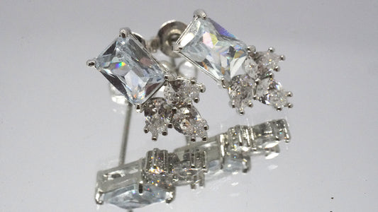 Aros Lágrima - Plata 925