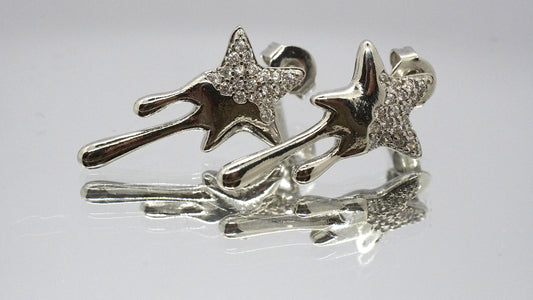 Aros Estrella Estelar - plata 925