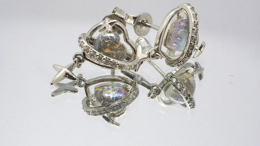 Aros Corazón Radiante - Plata 925