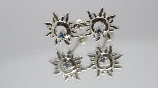 Aros Amanecer Plateado - Plata 925.