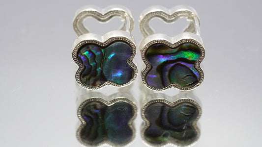 Aros Trebol - Plata 925